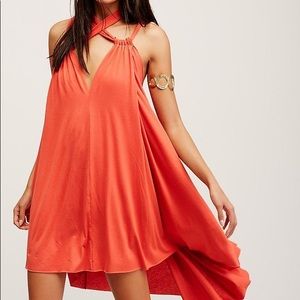 Free People Harbor Dress in orange